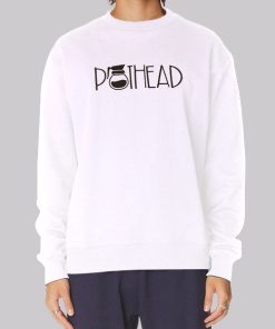 Aesthetic Font Pothead Coffee Hoodie