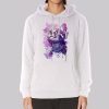 Aesthetic Purple Cat Hoodie