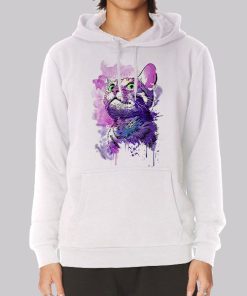 Aesthetic Purple Cat Hoodie Aesthetic Purple Cat Hoodie