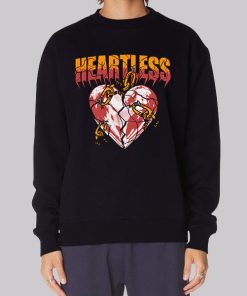 Aesthetic Typography Art Heartless Hoodie