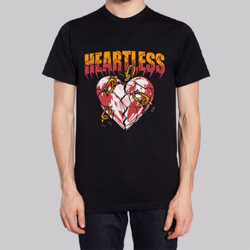 Aesthetic Typography Art Heartless Hoodie