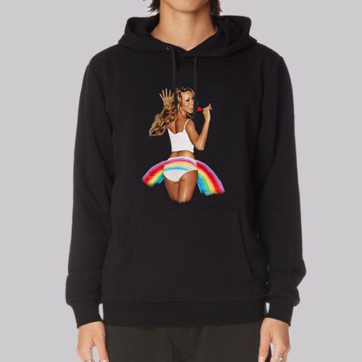 Album Merch Tour Mariah Carey Rainbow Hoodie