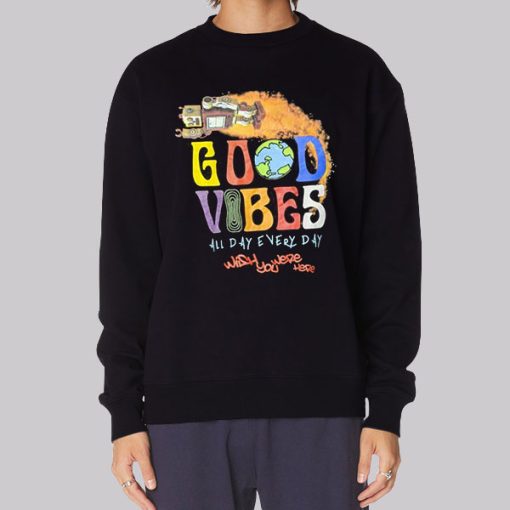 All Day Everyday Good Vibes Hoodie