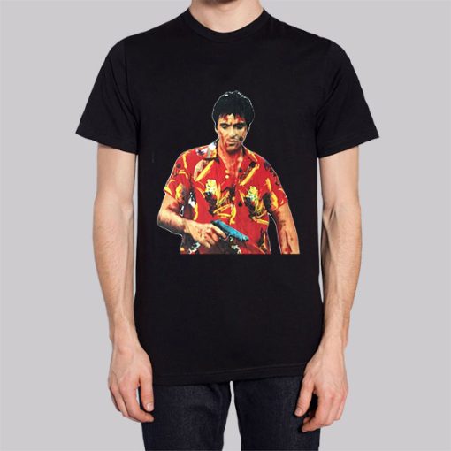 Alpacino Scarface Hawaiian Hoodie