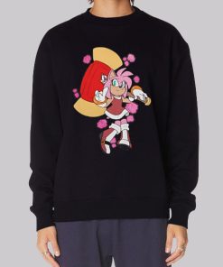 Amy Rose Pink Sonic the Hedgehog Hoodie