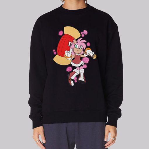 Amy Rose Pink Sonic the Hedgehog Hoodie