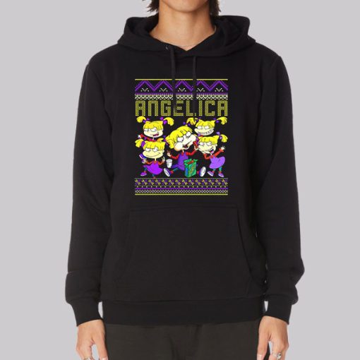 Angelica Rugrats Ugly Christmas Hoodie