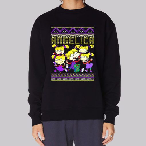 Angelica Rugrats Ugly Christmas Hoodie