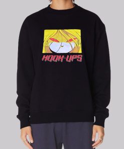 Angru Face Anime Hookups Hoodie