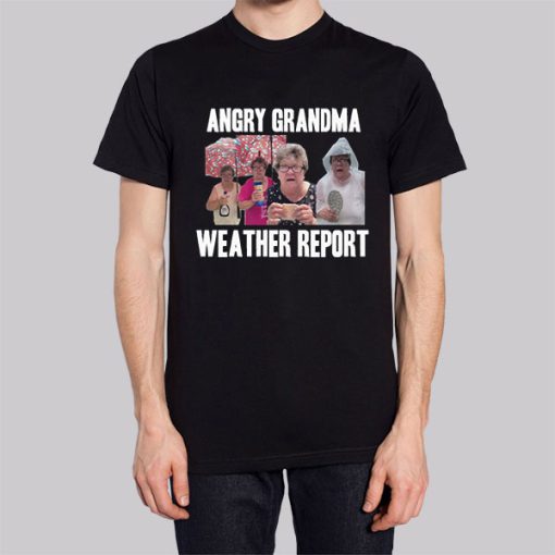 Angry Grandma Merch Weather Report Hoodie