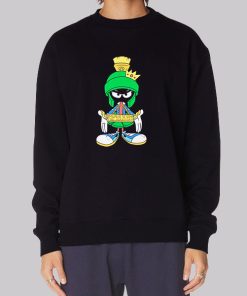 Angry Mad Face Marvin the Martian Hoodie