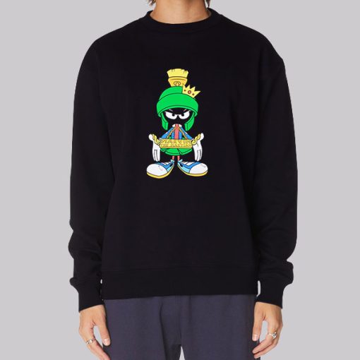 Angry Mad Face Marvin the Martian Hoodie