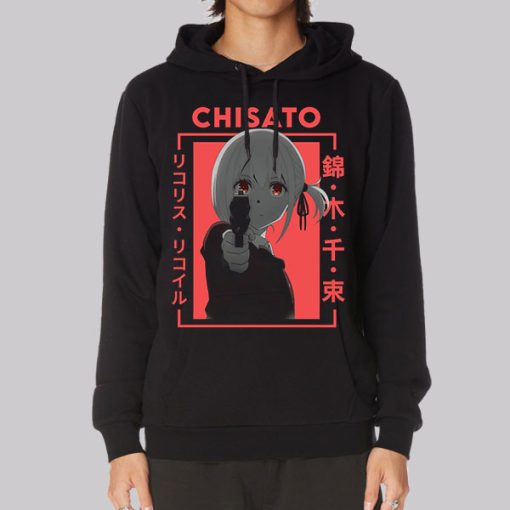 Anime Chisato Lycoris Recoil Hoodie