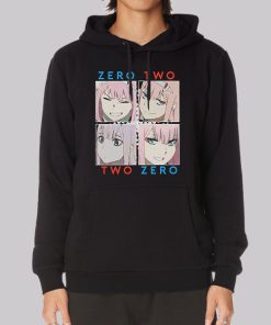 Anime Cute Zero Two Hoodie Anime Cute Zero Two Hoodie