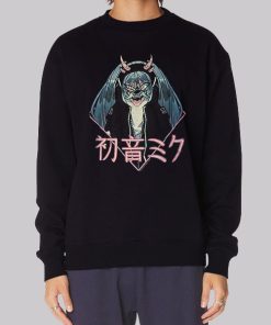 Anime Demon Mask Hatsune Miku Hoodie
