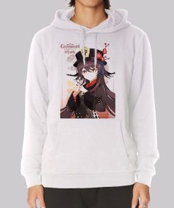 Anime Genshin Impact Hu Tao X Smile Hoodie Anime Genshin Impact Hu Tao X Smile Hoodie