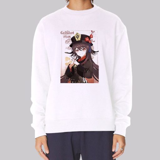 Anime Genshin Impact Hu Tao X Smile Hoodie