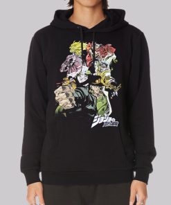 Anime Jojo Bizzare Adventure Hoodie Anime Jojo Bizzare Adventure Hoodie