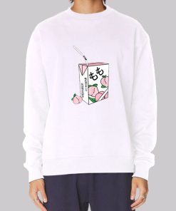 Anime Juice Box Peach Japanese Hoodie