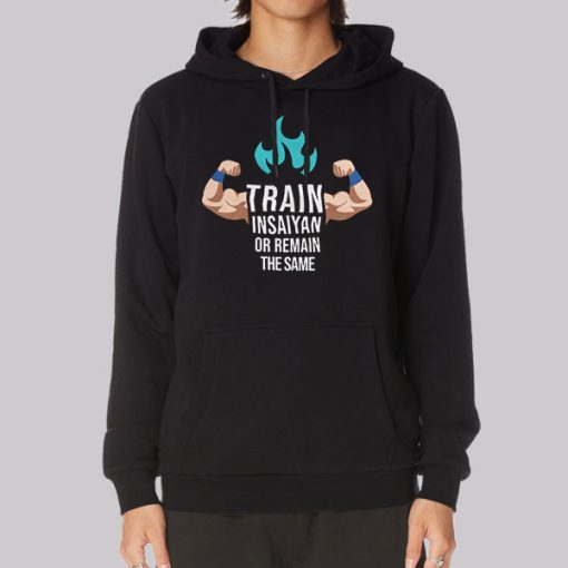 Anime Workout Clothes Train Insaiyan Hoodie