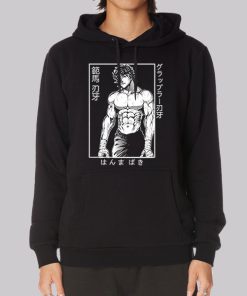 Anime Yujiro Hanma Baki Hoodie Anime Yujiro Hanma Baki Hoodie