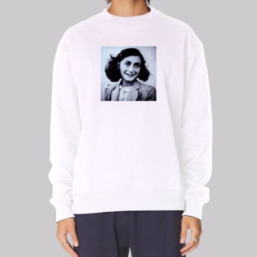 Anne Frank Meme Smile Funny Hoodie