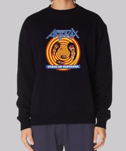 Anthrax State of Euphoria Merch Hoodie