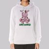Antiwurld Strawberry Cow Print Hoodie