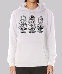 Art Eddie Ronnie Ollie Cartoon Hoodie Art Eddie Ronnie Ollie Cartoon Hoodie