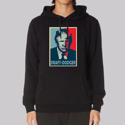 Art Retro Trump Draft Dodger Hoodie