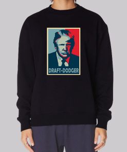 Art Retro Trump Draft Dodger Hoodie
