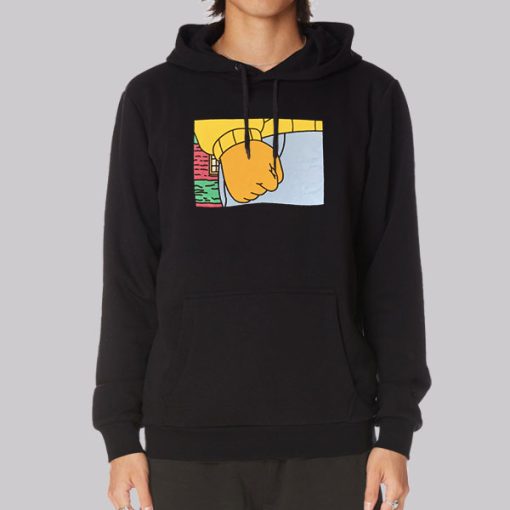 Arthur Clenched Fist Meme Hoodie