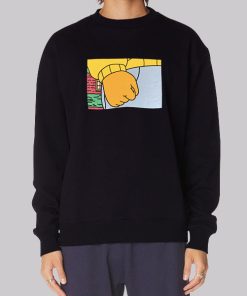 Arthur Clenched Fist Meme Hoodie