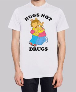 Arthur Meme Hugs Not Drugs Hoodie 2 Arthur Meme Hugs Not Drugs Hoodie 3