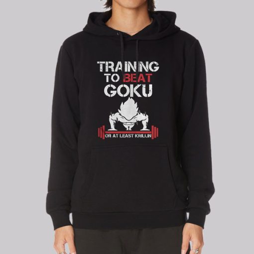 At Least Krillin Training to Beat Goku Hoodie