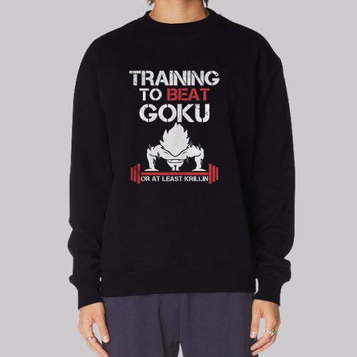 At Least Krillin Training to Beat Goku Hoodie