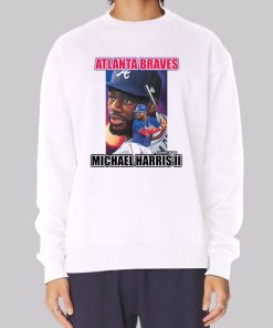 Atlanta Braves Homage Michael Harris Braves Hoodie 1 Atlanta Braves Homage Michael Harris Braves Hoodie 2