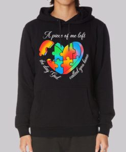Autism Puzzle the Day God Called You Home Hoodie 3 Autism Puzzle the Day God Called You Home Hoodie 4
