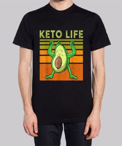 Avocado Flexing Keto Memes Funny Hoodie 2 Avocado Flexing Keto Memes Funny Hoodie 3