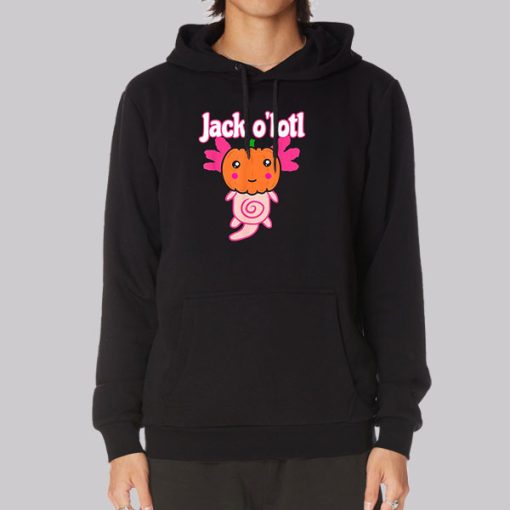 Axolotl Pumpkin Jack O’lotl Halloween Hoodie