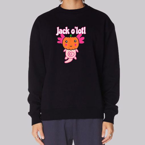 Axolotl Pumpkin Jack O’lotl Halloween Hoodie