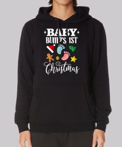 Baby Bumps First Christmas Hoodie Baby Bumps First Christmas Hoodie