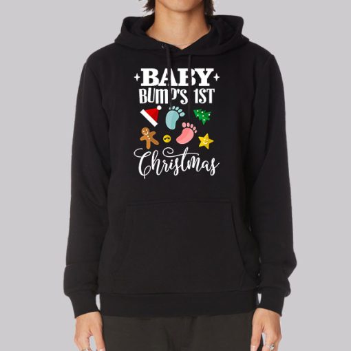 Baby Bumps First Christmas Hoodie