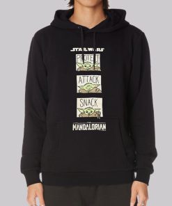 Baby Yoda Attack Snack Hoodie Baby Yoda Attack Snack Hoodie