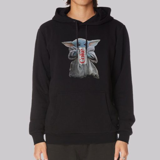 Baby Yoda Hug Diet Coke Hoodie