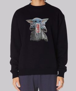 Baby Yoda Hug Diet Coke Hoodie
