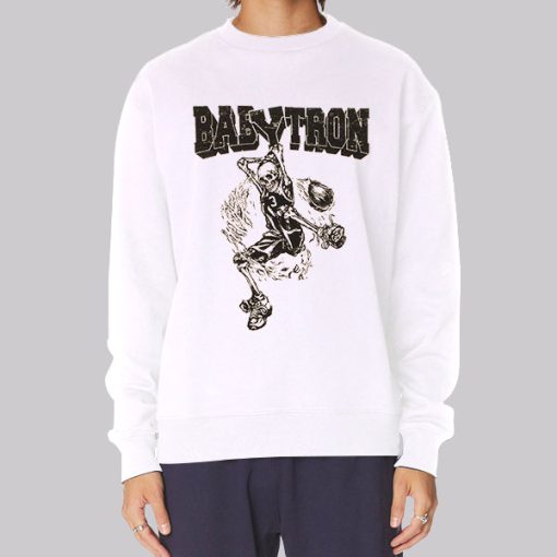 Babytron Merch Basketball Skull Hoodie