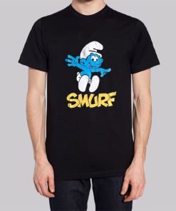Back Smurf Merch Graphic Cartoon Hoodie 2 Back Smurf Merch Graphic Cartoon Hoodie 3