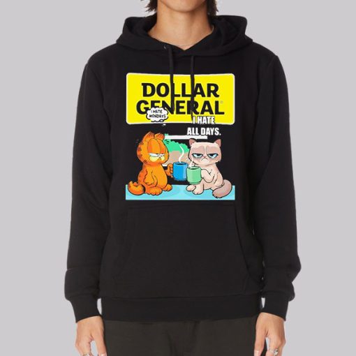 Bad Cats Funny Dollar General Hoodie