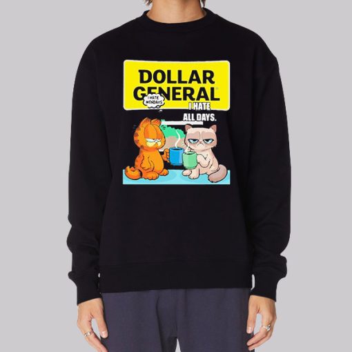 Bad Cats Funny Dollar General Hoodie